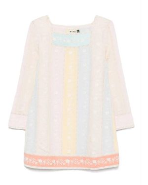 RIXO London Joane Mini Dress - White