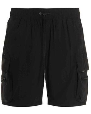 Represent Bermuda Shorts With Pockets - Black