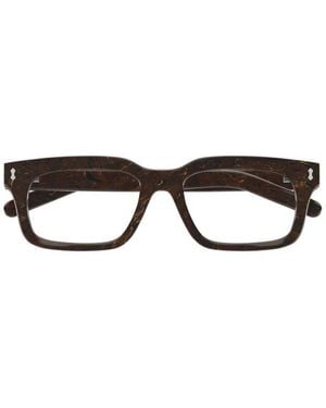 Gucci Rectangular Frame Glasses - Black
