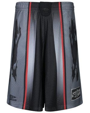 Umbro Hard Times Elasticated Waistband Shorts - Blue