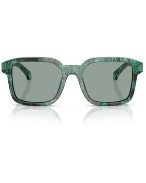 Moncler Square Frame Sunglasses - Green