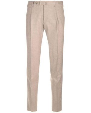 Tagliatore Wool Trousers - Natural