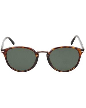 Persol Oval Frame Sunglasses - Green