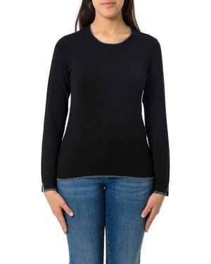 Liu Jo Better Long-sleeved Knitted Top - Black