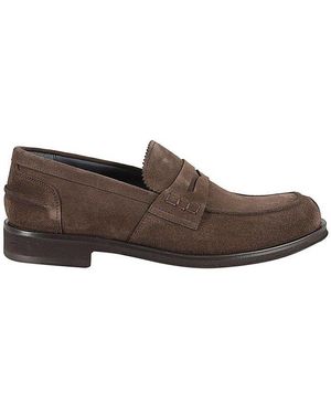 Seboy's Classic Penny Loafers - Brown