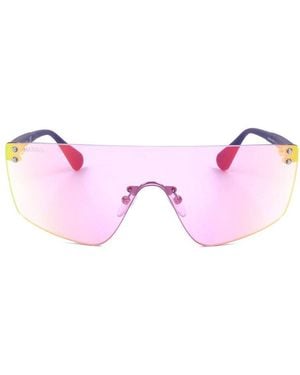 MAX&Co. Irregular Frame Sunglasses - Pink