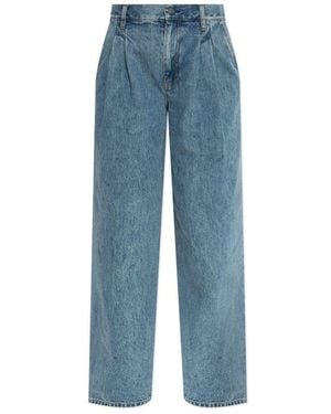 Helmut Lang Double-Pleated Jeans - Black