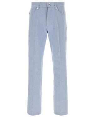 Ferragamo Straight Leg Trousers - Blue