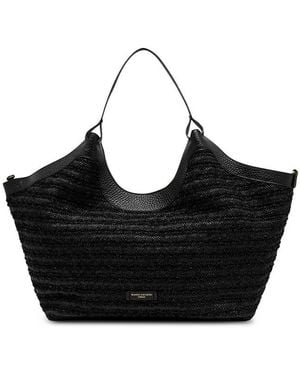 Gianni Chiarini Dua Woven Tote Bag - Black
