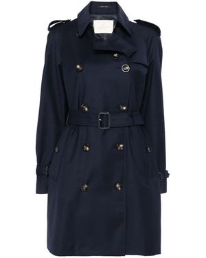 Montecore Double-Breasted Trench Coat - Blue