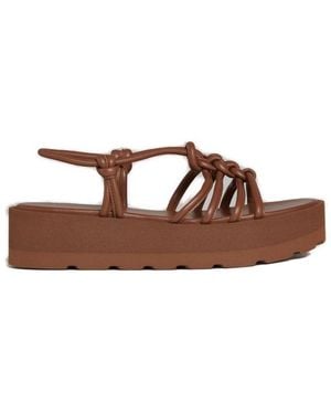 Gianvito Rossi Hebe Slingback Strap Sandals - Brown
