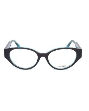 MAX&Co. Oval Frame Glasses - Black