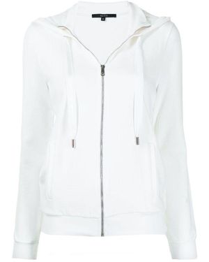 Gucci Logo Detailed Zip-Up Hoodie - Blue