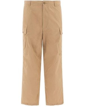 Beams Plus Cargo Trousers - Natural