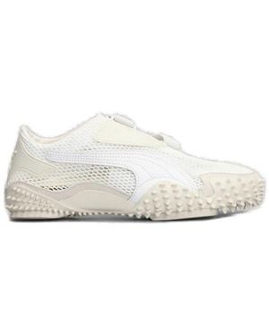 PUMA Mostro Mesh Wrap-Around Sneakers - White