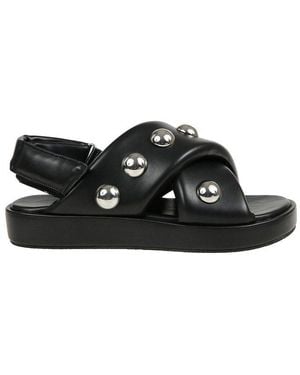 Stand Studio Sammy Studded Sandals - Black