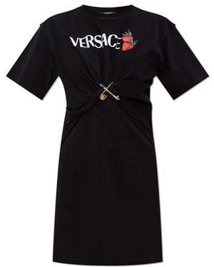 Versace Short Dresses - Black