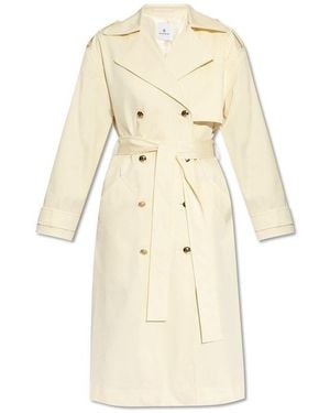 Anine Bing Cotton Trench Coat - Natural