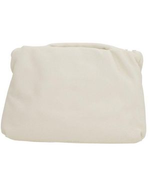 The Row Bourse Clutch Bag - Natural