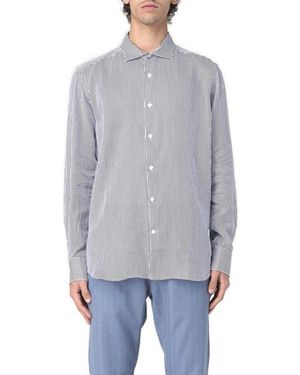 Mc2 Saint Barth Striped Pamplona Shirt - Grey