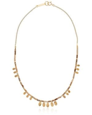 Isabel Marant Embellished Chain Linked Necklace - Natural