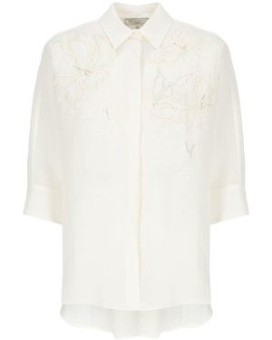 Antonelli Chamonix Embroidered Blouse - White