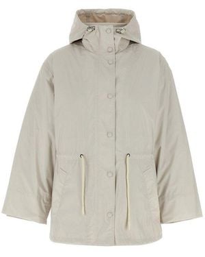 Army by Yves Salomon Convertible Parka - White