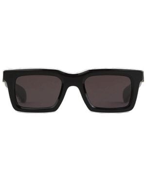 McQueen Square Frame Sunglasses - Black