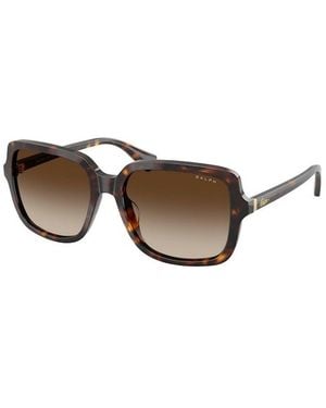 Ralph Lauren Square Frame Sunglasses - Brown