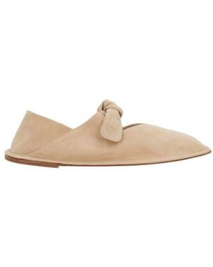 Hereu Llasada Bow Ballerinas - Natural