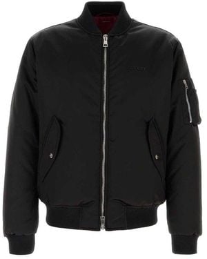 Gucci Zip-Up Bomber Jacket - Black