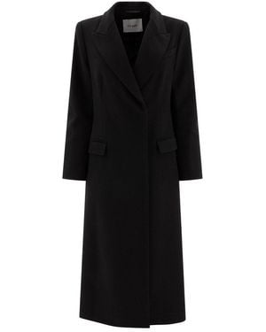 IVY & OAK Longline Coat - Black