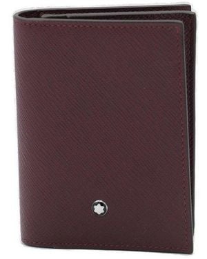 Montblanc Logo Plaque Wallet - Purple