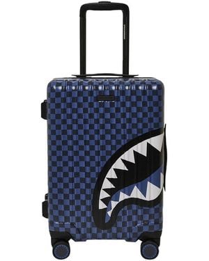 Sprayground Magic Sharks Suitcases - Blue