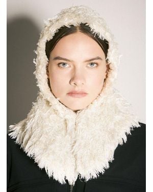 Kiko Kostadinov Carla Knitted Hood - Natural