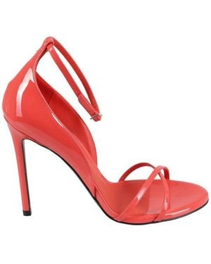 ALEVI Strappy Ankle Sandals - Red