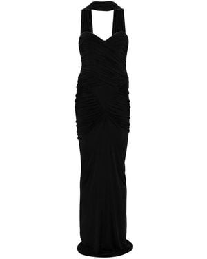 New Arrivals Halter Maxi Dress - Black