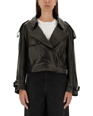 Salvatore Santoro Classic Biker Jacket - Black