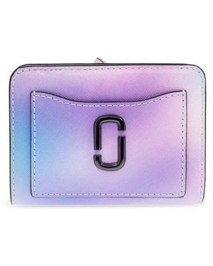 Marc Jacobs The Airbrush Utility Snapshot Mini Compact Wallet - Purple