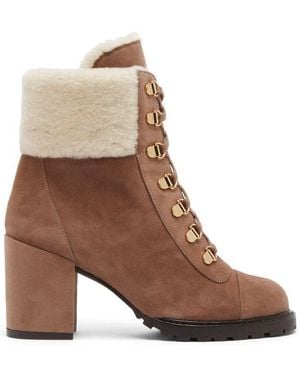 Stuart Weitzman Kolbie Ii Block Chill Boots - Brown