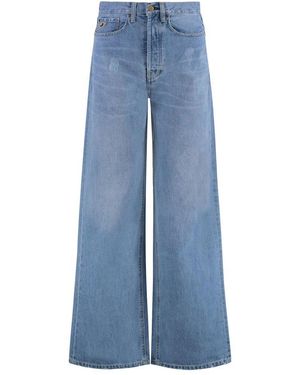 Lois Wide Skate Jeans - Blue