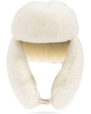 Marni Fur Hat - White