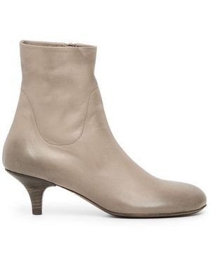 Marsèll Spilla Round-Toe Ankle Boots - Brown