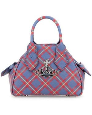 Vivienne Westwood Orb Plaque Mini Yasmine Handbag - Purple