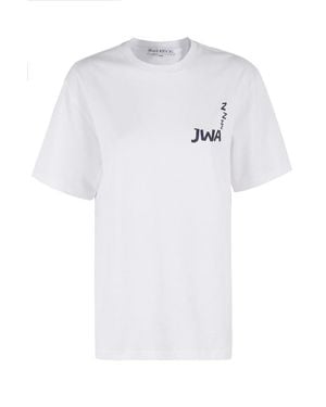 JW Anderson Oversized Organic Cotton T-Shirt - White