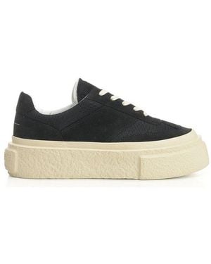 MM6 by Maison Martin Margiela Lace-Up Sneakers - Black