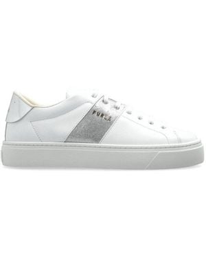 Furla Leather Trainers - White
