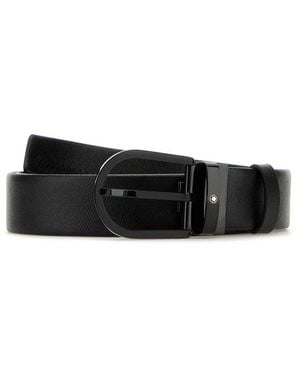 Montblanc Leather Belt - Black