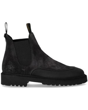 Doucal's Elasticated Side Chelsea Boots - Black