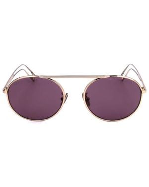 Tod's Round Frame Sunglasses - Purple